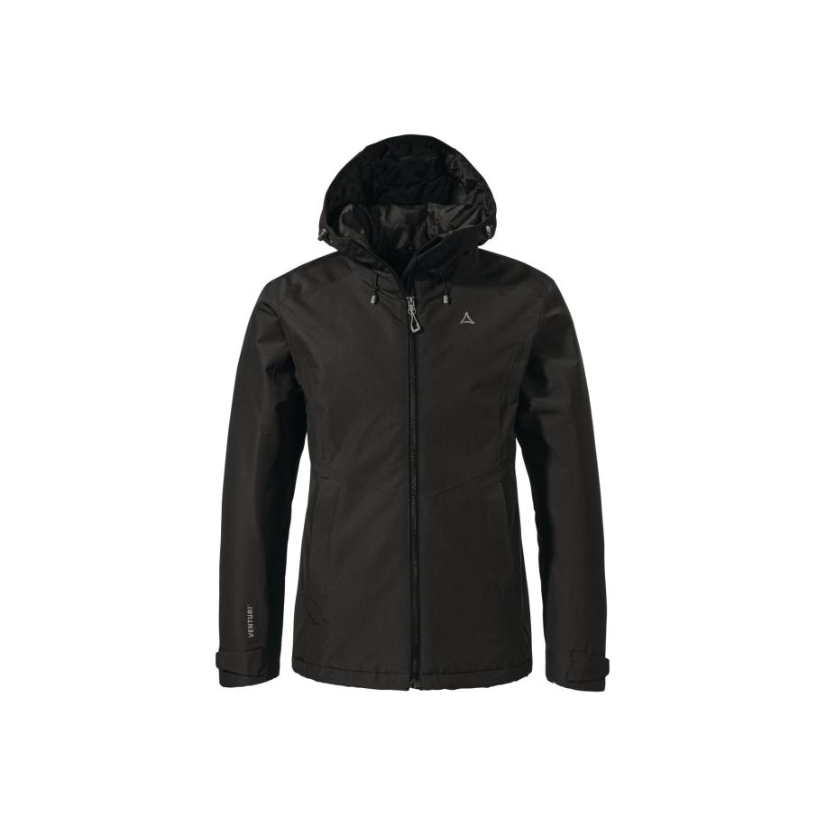 Schöffel Outdoorjas Wildkar zwart Zwart