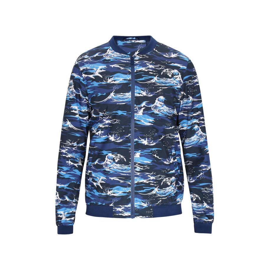 COSIMON COSIMON Tussenjas navy / azuur / enziaan / wit -