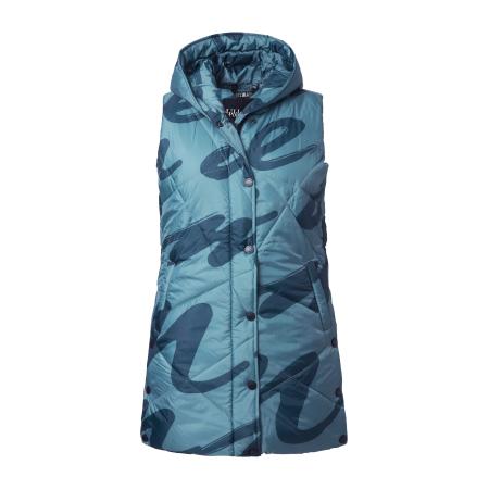 Ulla Popken Ulla Popken Bodywarmer blauw / jade groen