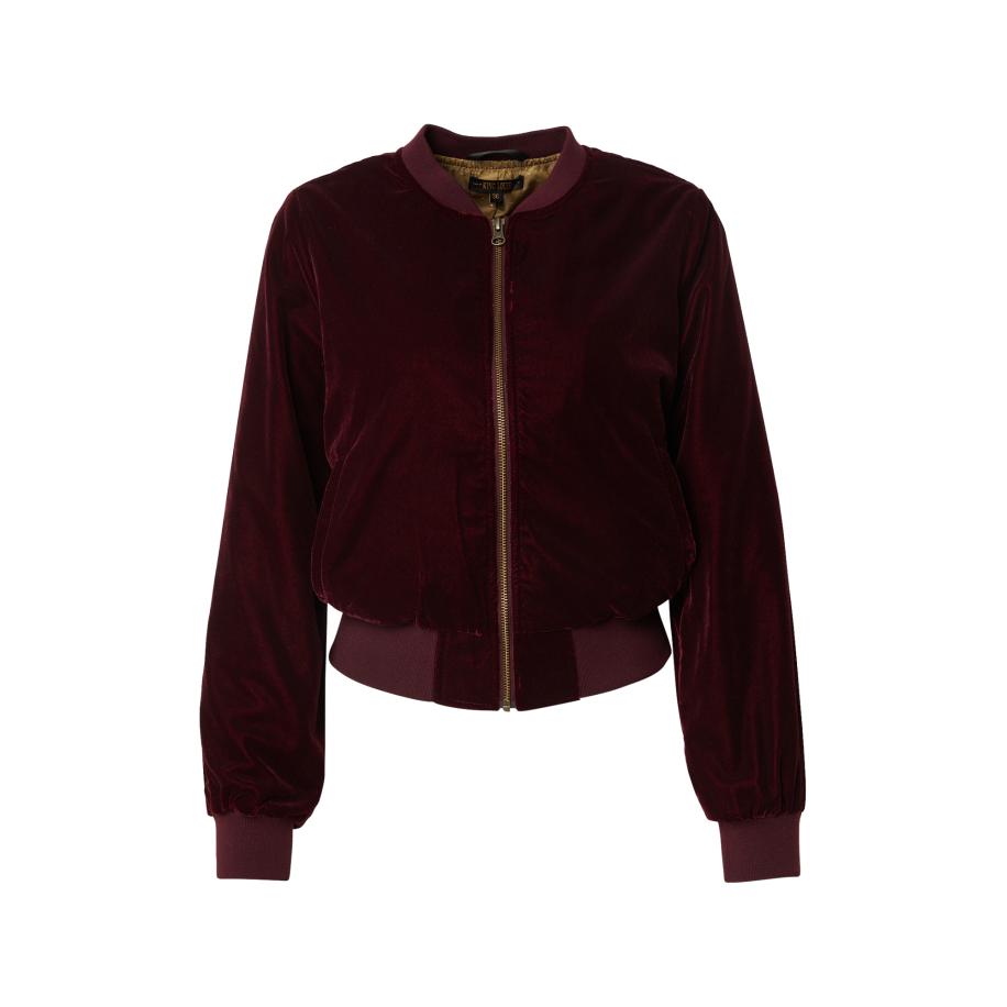 King Louie King Louie Tussenjas Bessie lichtblauw / bruin / rood / bordeaux -