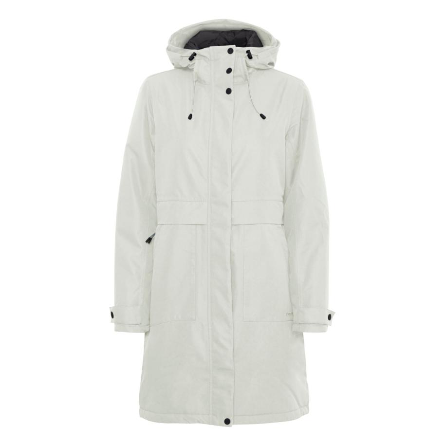 North Bend North Bend Outdoormantel Malika wit -