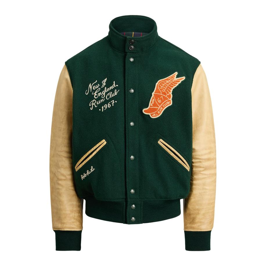 Polo Ralph Lauren Polo Ralph Lauren Tussenjas lichtgeel / donkergroen / oranje / wit -