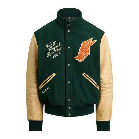 Polo Ralph Lauren Polo Ralph Lauren Tussenjas lichtgeel / donkergroen / oranje / wit