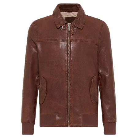 Mustang MUSTANG Tussenjas donkerbruin