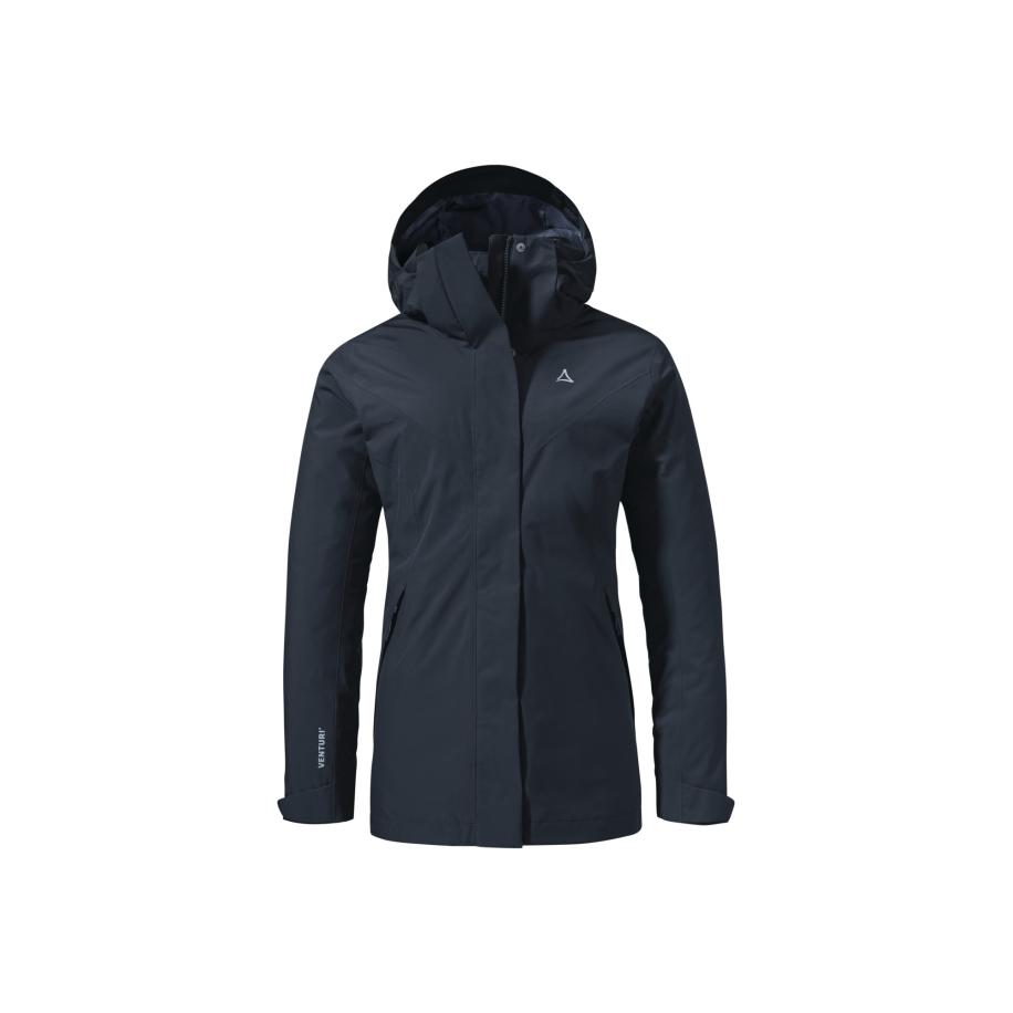 Schöffel Outdoorjas Tamina blauw / navy / nachtblauw / grijs Blauw