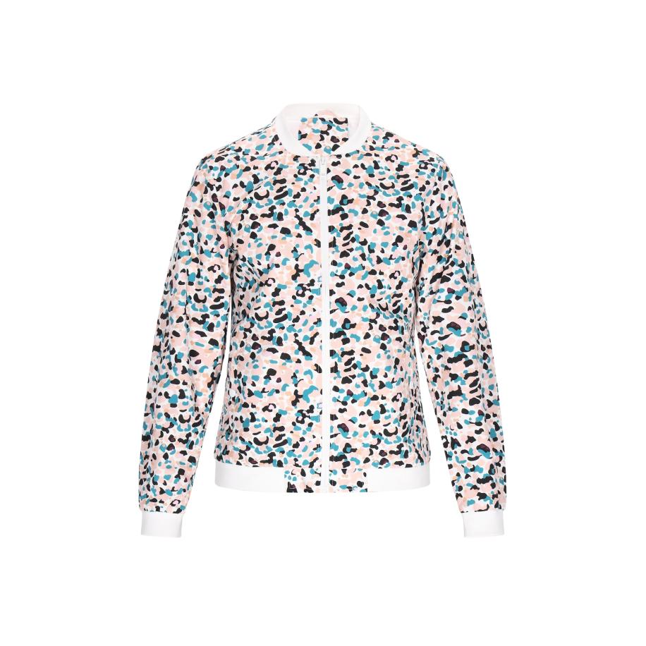 COSIMON COSIMON Tussenjas blauw / rosa / zwart / wit -