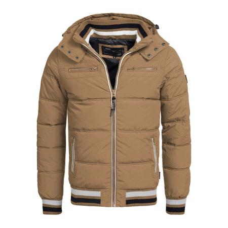 INDICODE JEANS INDICODE JEANS Winterjas Marlon brokaat / zwart / wit