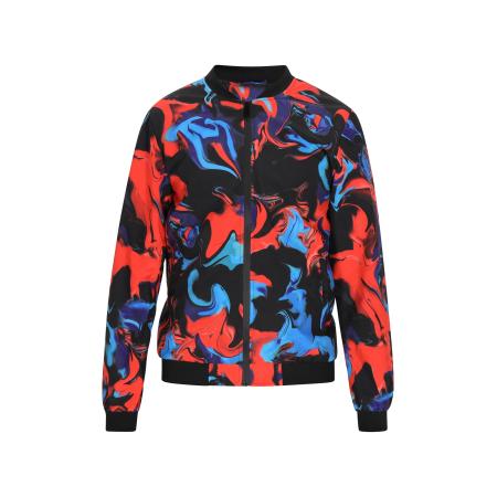 Exide Tussenjas indigo / azuur / oranjerood / zwart