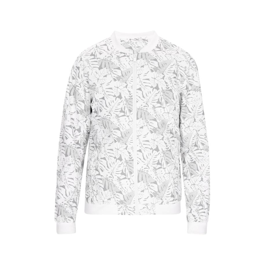 COSIMON COSIMON Tussenjas grijs / wit -