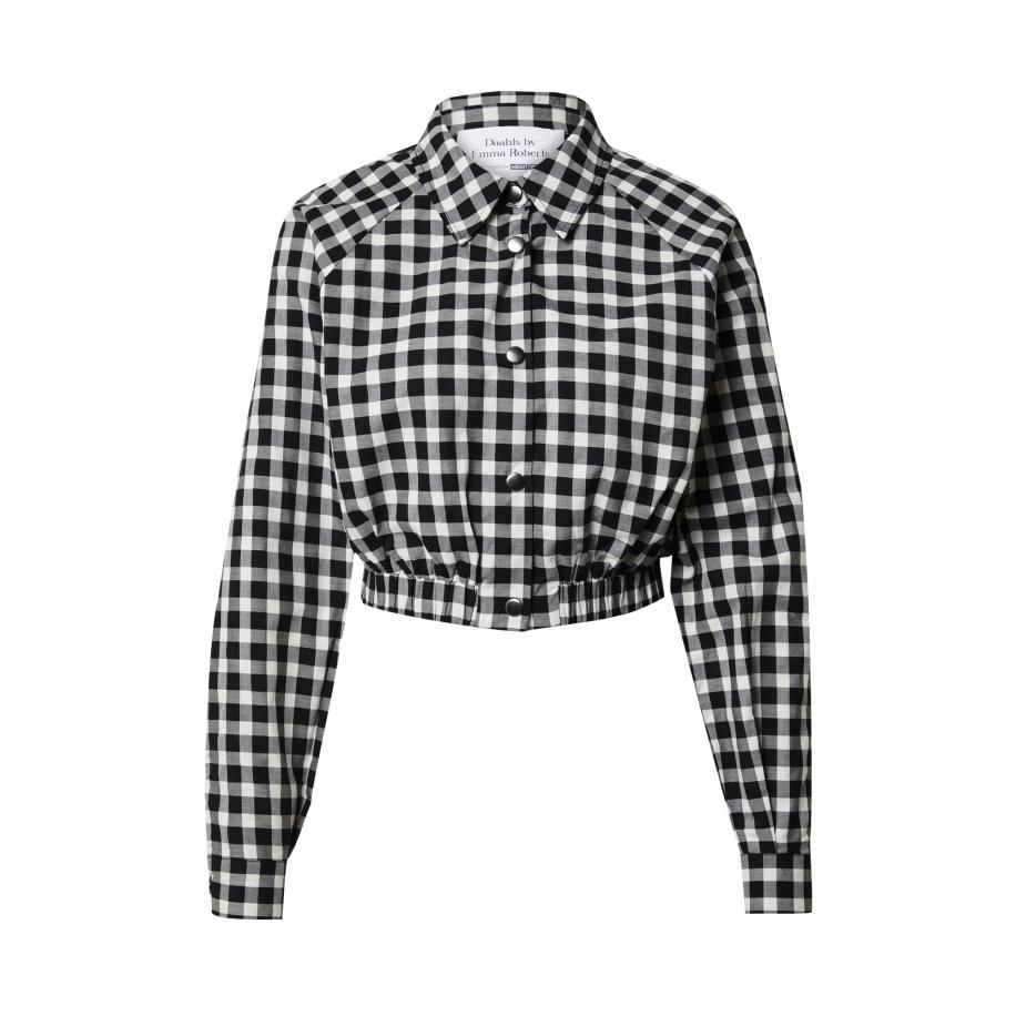 ABOUT YOU Daahls by Emma Roberts exclusively for ABOUT YOU Tussenjas Liz zwart / wit -