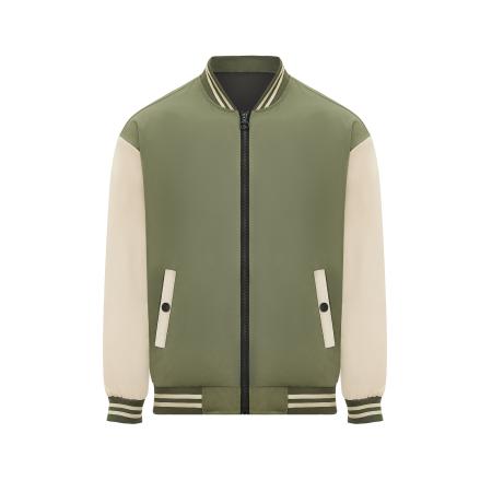 Mozzaar Tussenjas beige / olijfgroen