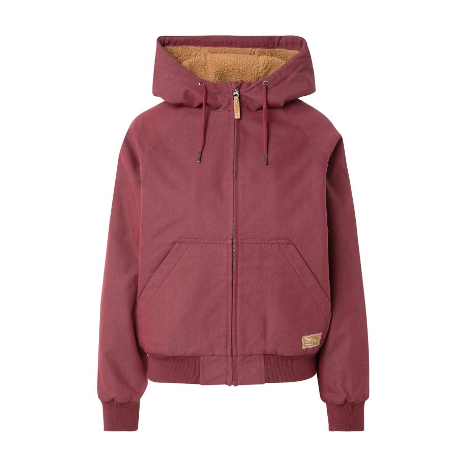 Iriedaily Tussenjas Dock bordeaux Rood