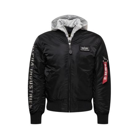 Alpha Industries ALPHA INDUSTRIES Tussenjas MA-1 D-Tec SE grijs / rood / zwart / wit