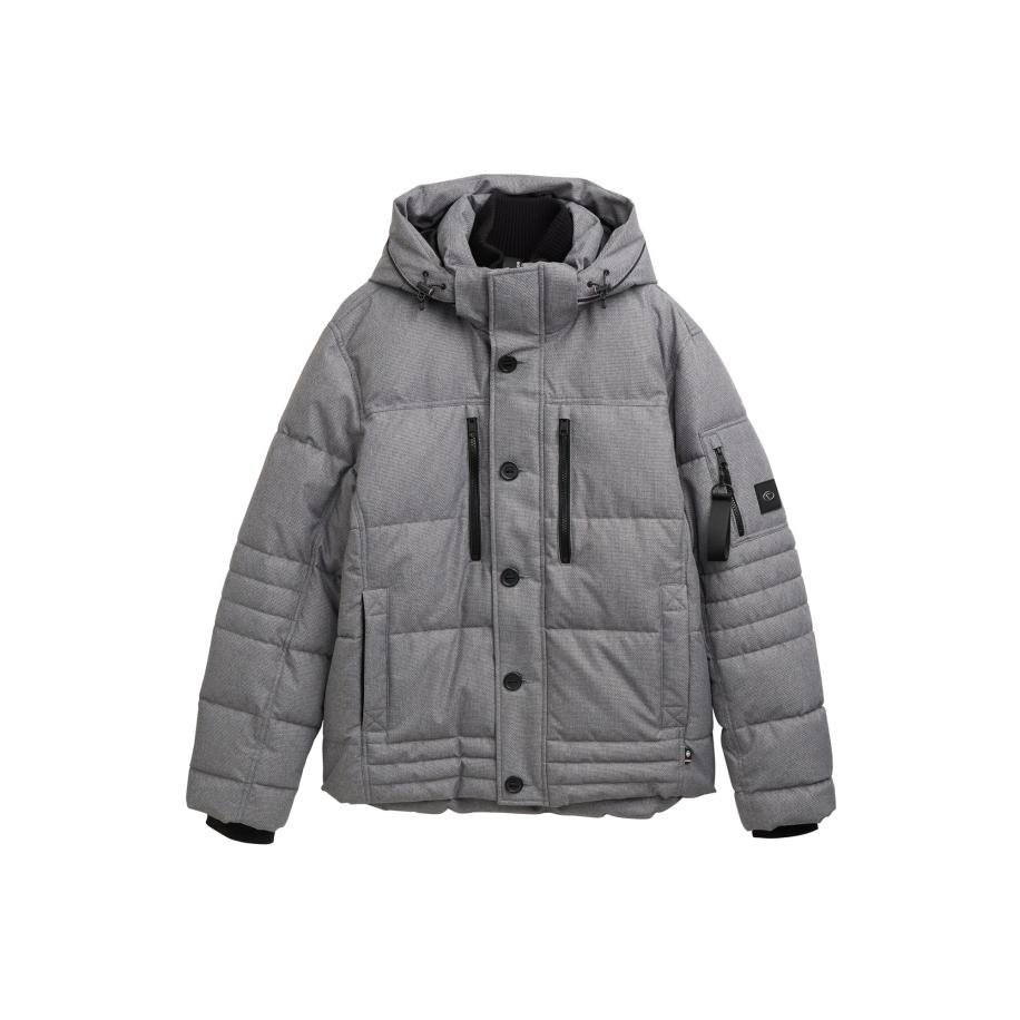 Tom Tailor TOM TAILOR Winterjas grijs gemêleerd -