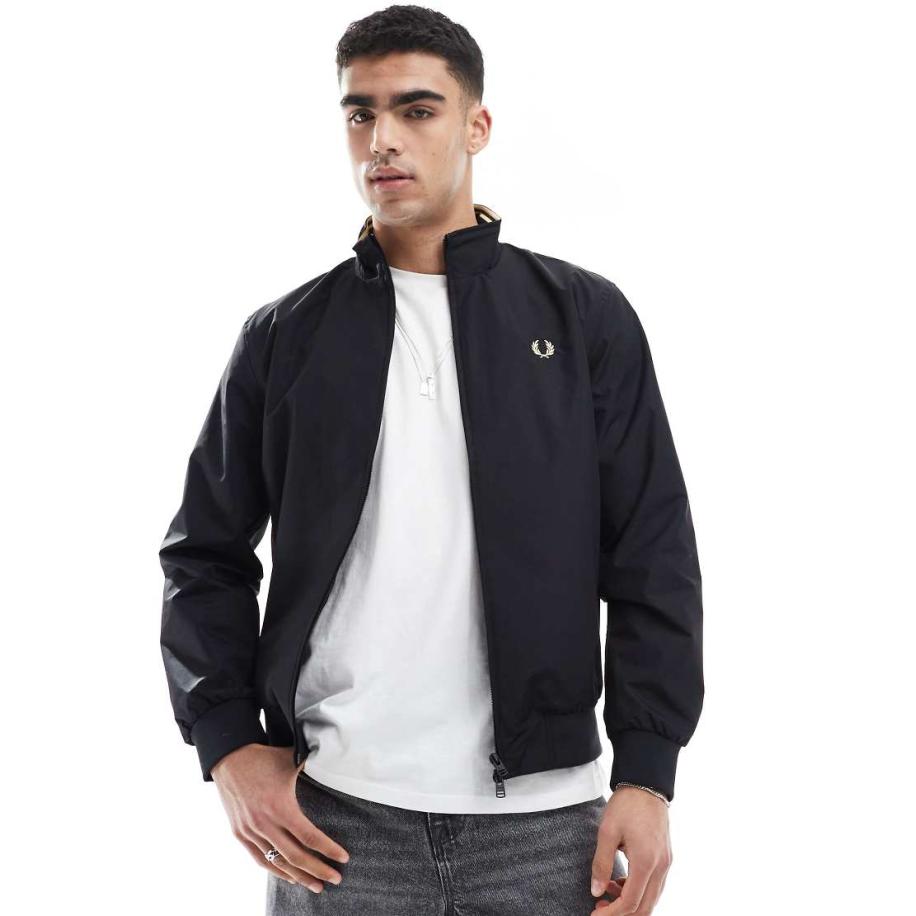 Fred Perry - Brentham - Jack in zwart Zwart