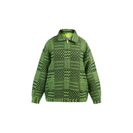 MYMO MYMO Tussenjas neongroen / zwart