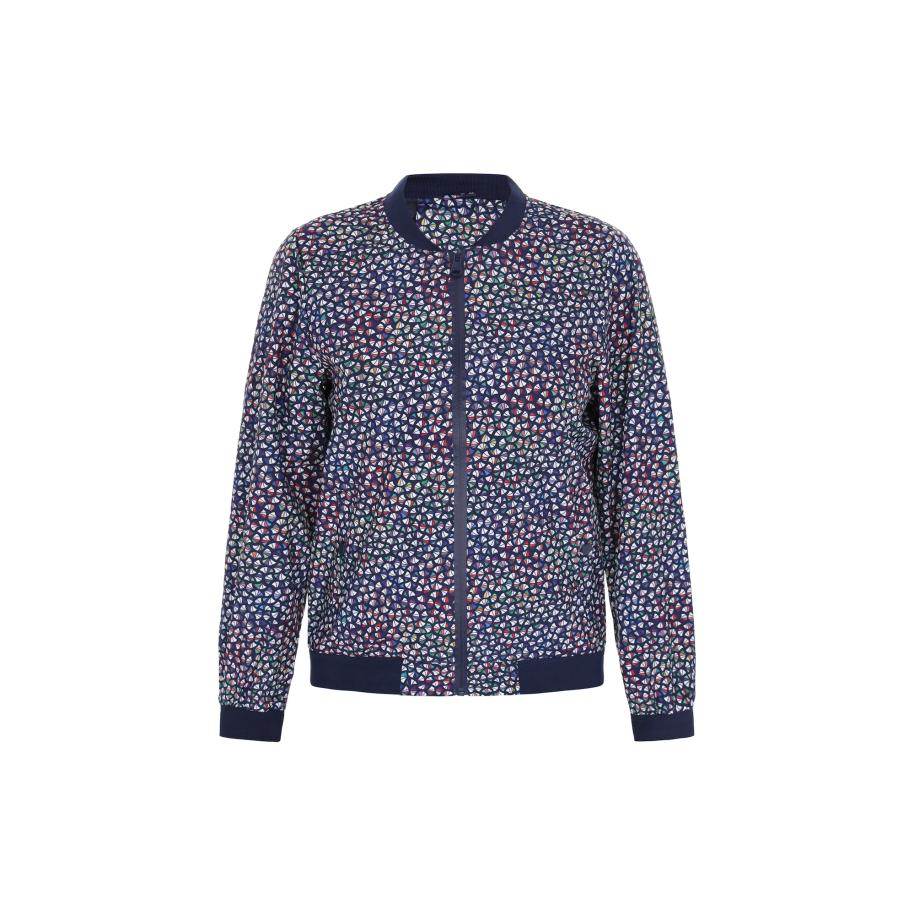 Swirly swirly Tussenjas blauw / marine / groen / wit -