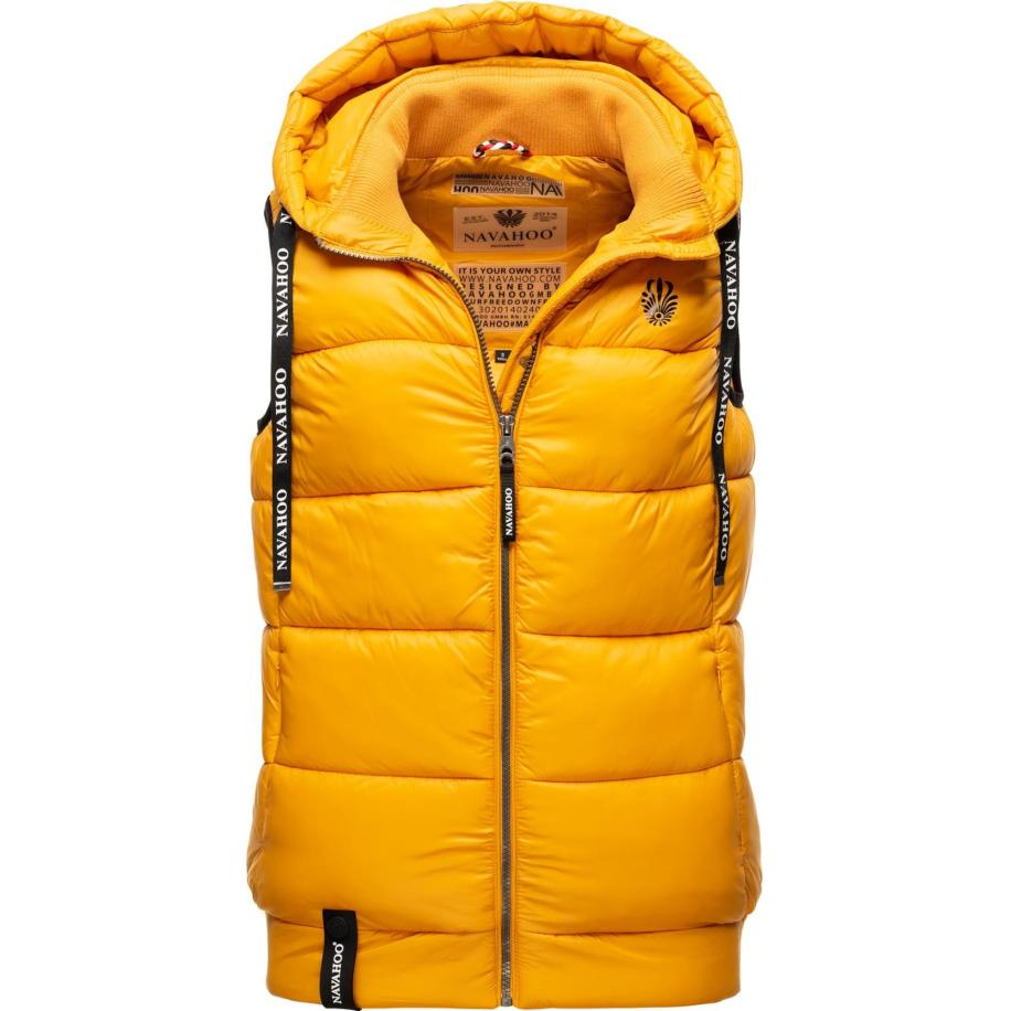 NAVAHOO Bodywarmer Kassidy geel / zwart / wit Geel