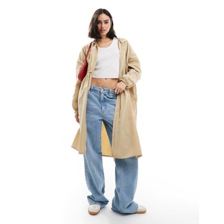 Threadbare Festival 2 in 1 regenjas in stone-Neutraal