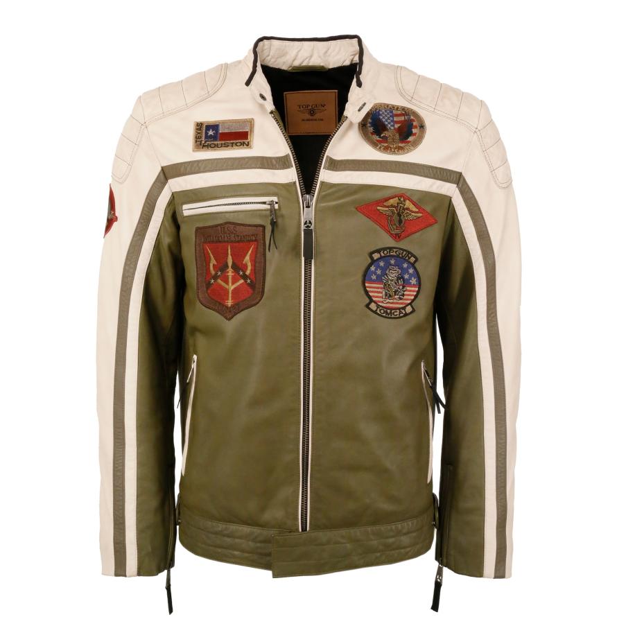 Top gun TOP GUN Tussenjas beige / olijfgroen / gemengde kleuren -