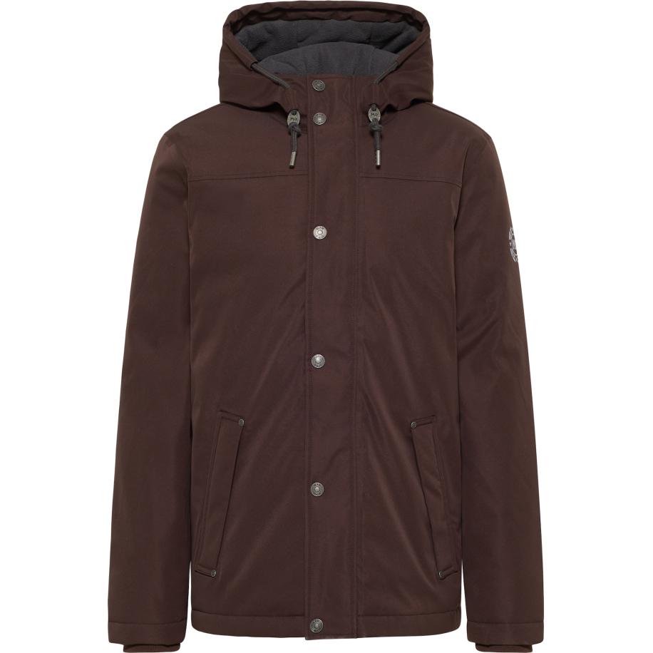 MO MO Functionele jas donkerbruin -