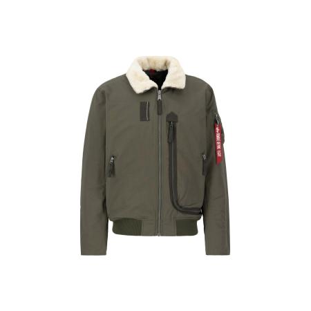 Alpha Industries ALPHA INDUSTRIES Tussenjas crème / olijfgroen / zwart