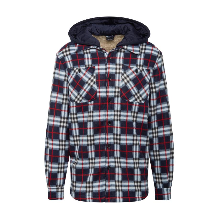 Urban Classics Urban Classics Tussenjas navy / donkerrood / wit -