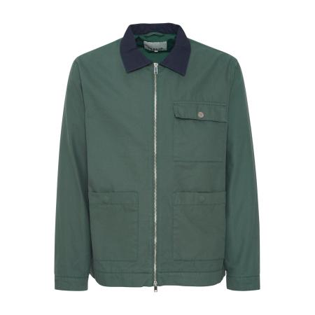 Solid !Solid Tussenjas navy / groen / zilver