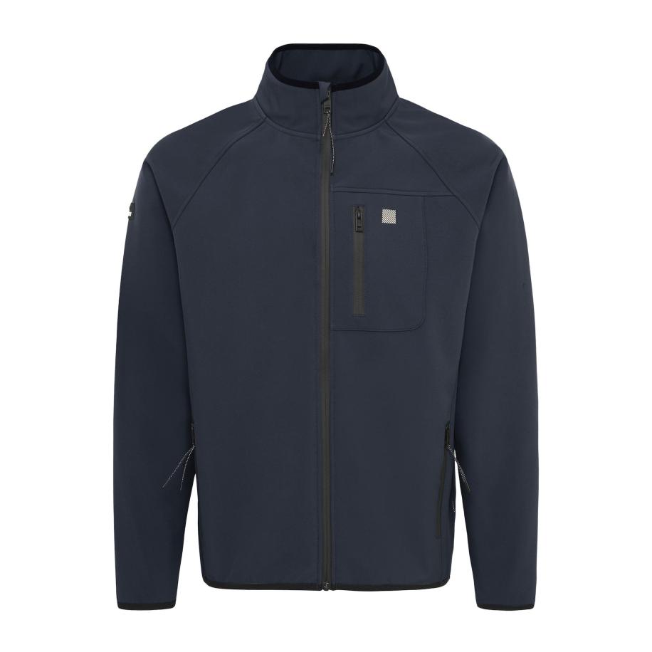 Solid !Solid Tussenjas Solane blauw -