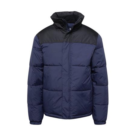 Solid !Solid Winterjas navy / zwart