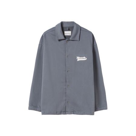 Bershka Bershka Tussenjas duifblauw / wit