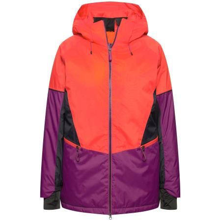 Ulla Popken Ulla Popken Outdoorjas lila / oranje / zwart