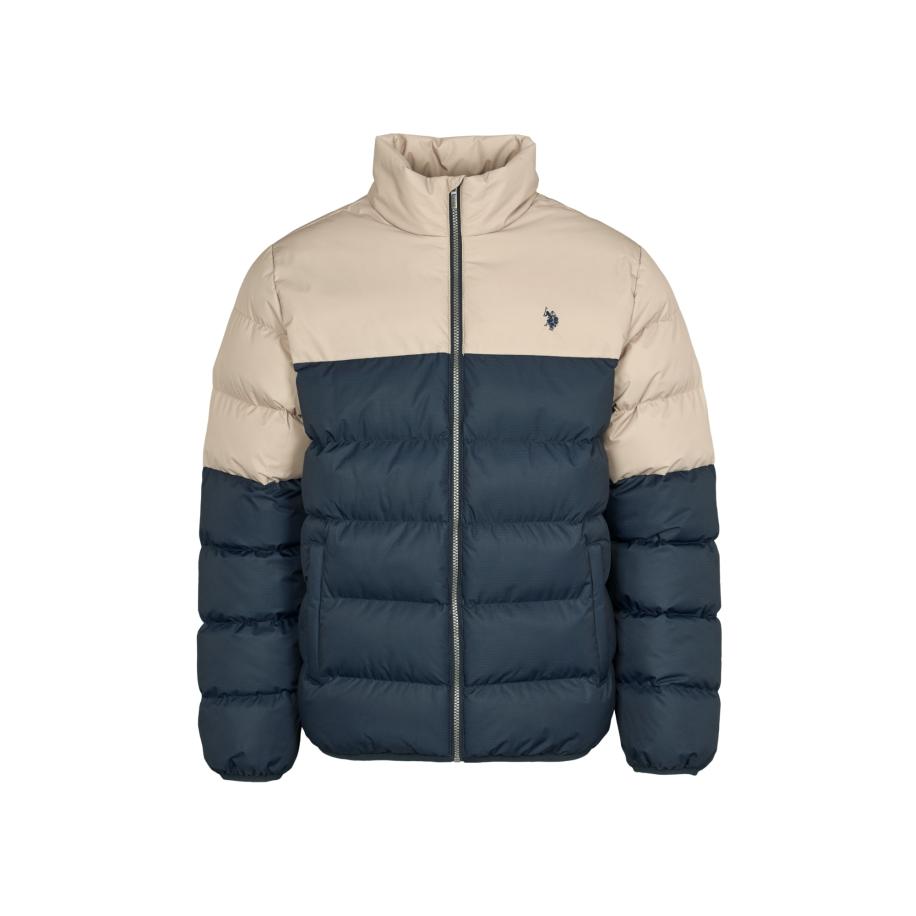 U.S. Polo Assn. U.S. POLO ASSN. Tussenjas Aleks beige / blauw -