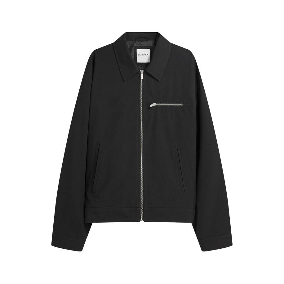 Bershka Bershka Tussenjas zwart -