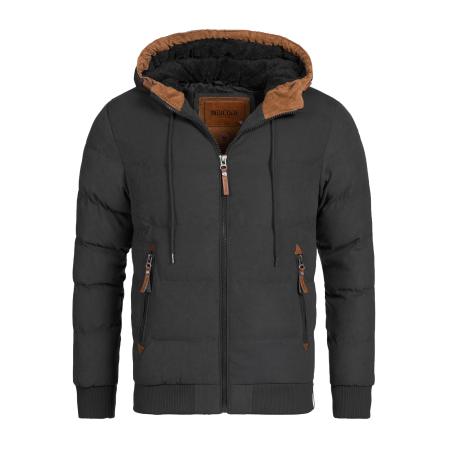 INDICODE JEANS INDICODE JEANS Winterjas Adeline karamel / zwart