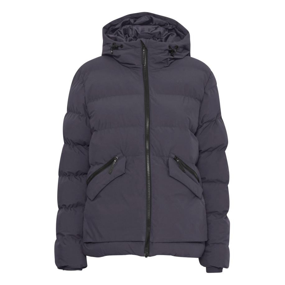 North Bend North Bend Winterjas Petra donkergrijs -