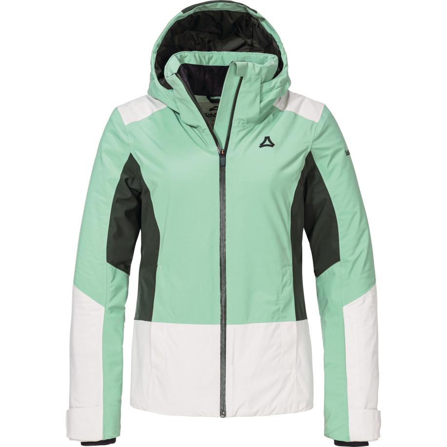 Schöffel Schöffel Outdoorjas Zandwel mintgroen / zwart / wit -