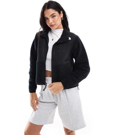 The North Face Retro Denali Polar fleecejack van zware kwaliteit in zwart