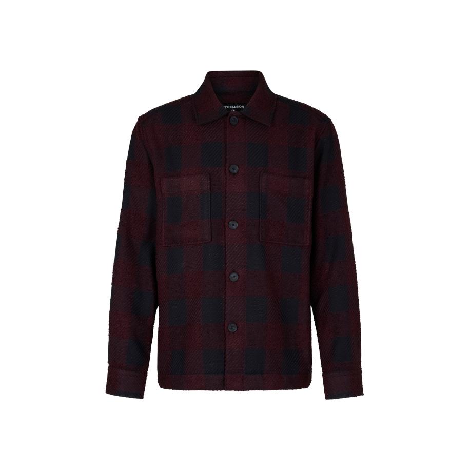 Strellson STRELLSON Tussenjas Norin blauw / bordeaux -