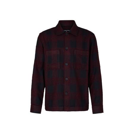 Strellson STRELLSON Tussenjas Norin blauw / bordeaux