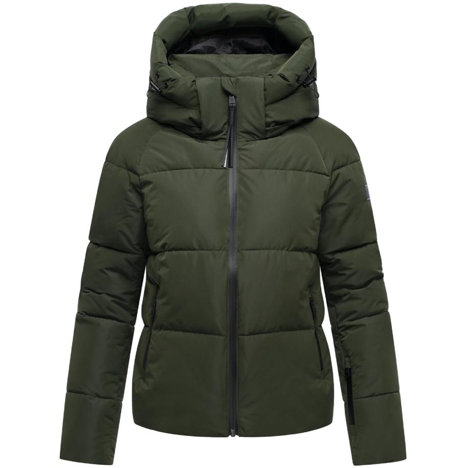 NAVAHOO NAVAHOO Winterjas Frostherz XIV olijfgroen / zwart -