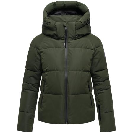 NAVAHOO NAVAHOO Winterjas Frostherz XIV olijfgroen / zwart