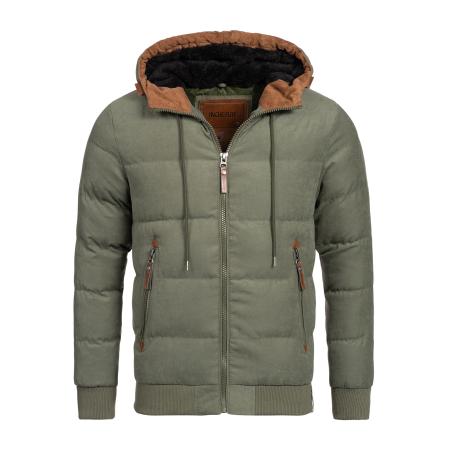 INDICODE JEANS INDICODE JEANS Winterjas Adeline bruin / riet / zwart