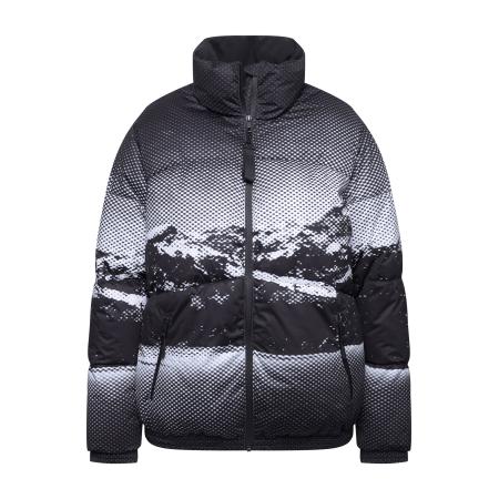 Ulla Popken Ulla Popken Winterjas zwart / wit