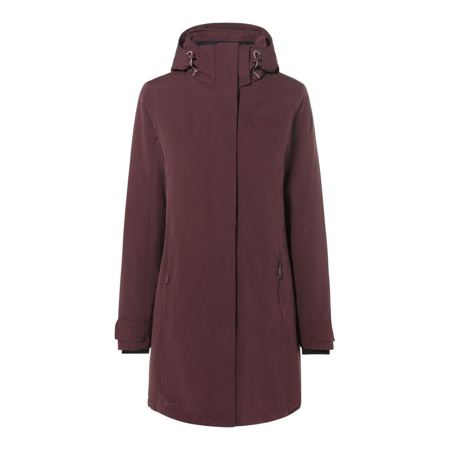 Vaude VAUDE Outdoorjas Skomer donkerrood -