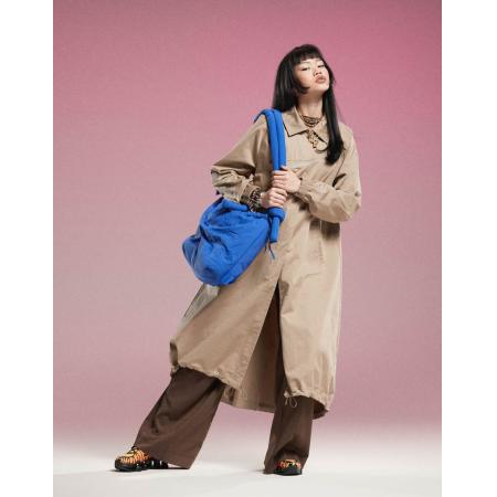 Nike MSC Trenchjack van keperstof in kaki-Groen