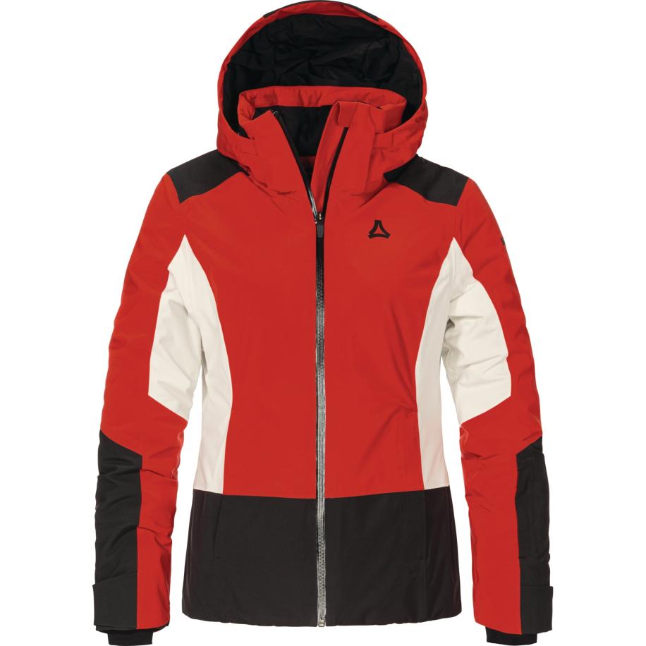 Schöffel Schöffel Outdoorjas Zandwel rood / zwart / wit -
