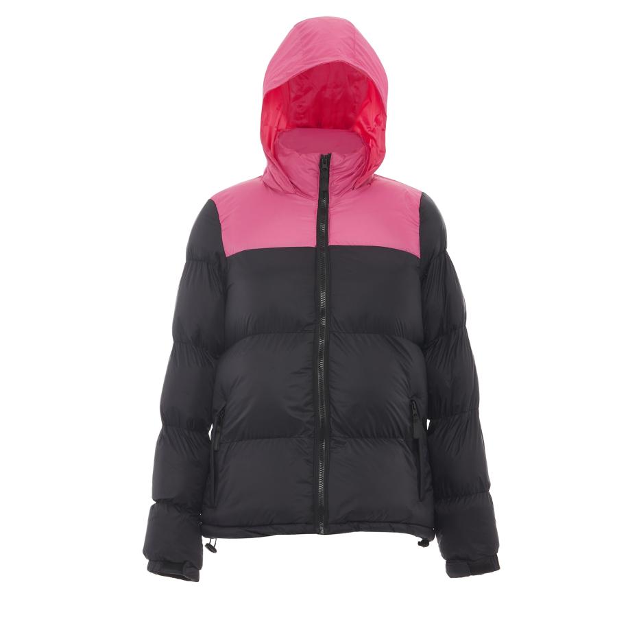 COSIMON COSIMON Winterjas pink / zwart -
