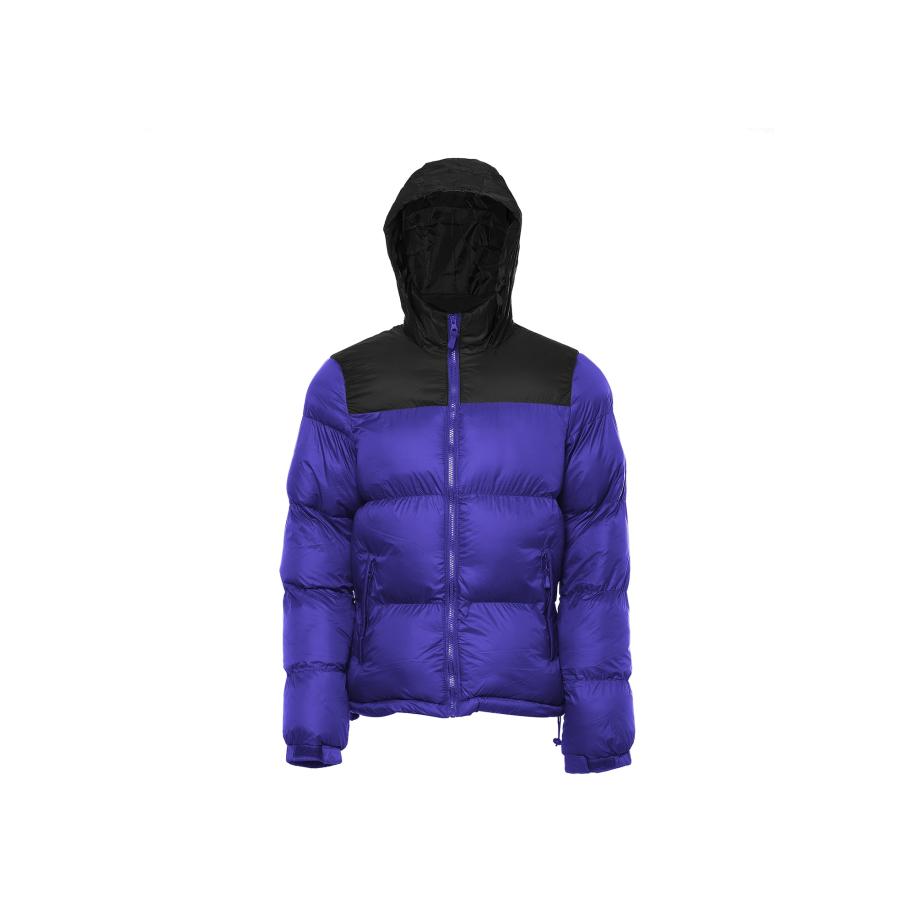 MO MO Winterjas lila / zwart -