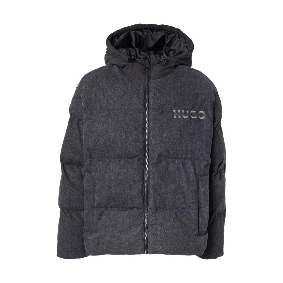 Hugo Boss HUGO Winterjas Bowan254W1 greige / black denim -